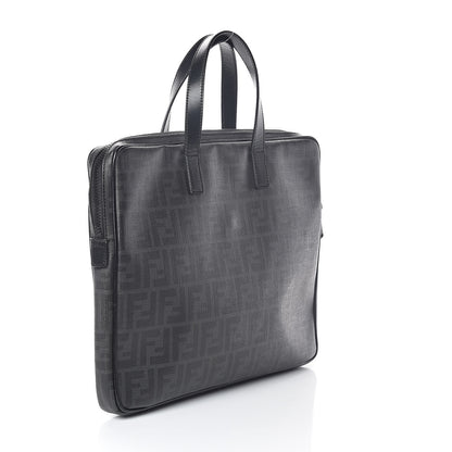 Fendi Zucca Spalmati Briefcase Black 3 of 9