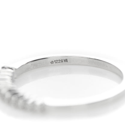 Roberto Coin 18K White Gold Diamond Half Band Ring 52 6 4 of 5