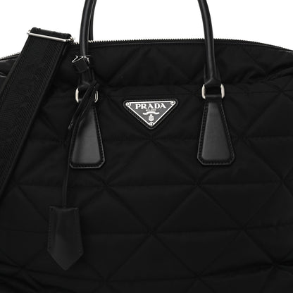 Prada Tessuto Re-Nylon Triangle Padded Travel Black 7 of 9