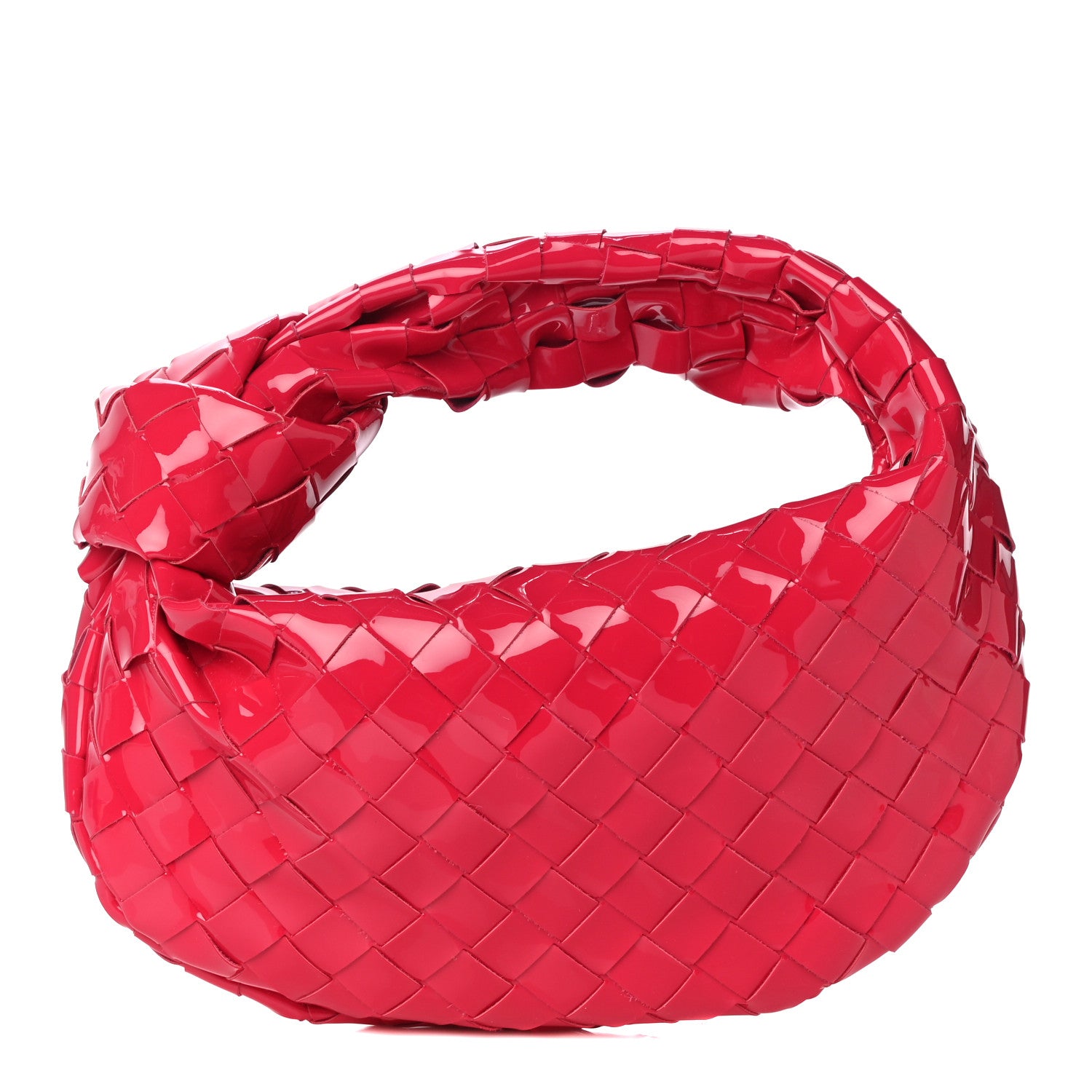 Bottega Veneta Patent Nappa Intrecciato Mini Jodie Candy Stripe 1 of 10