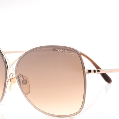 Tom Ford Colette Butterfly Sunglasses TF250 Rose Gold 5 of 10