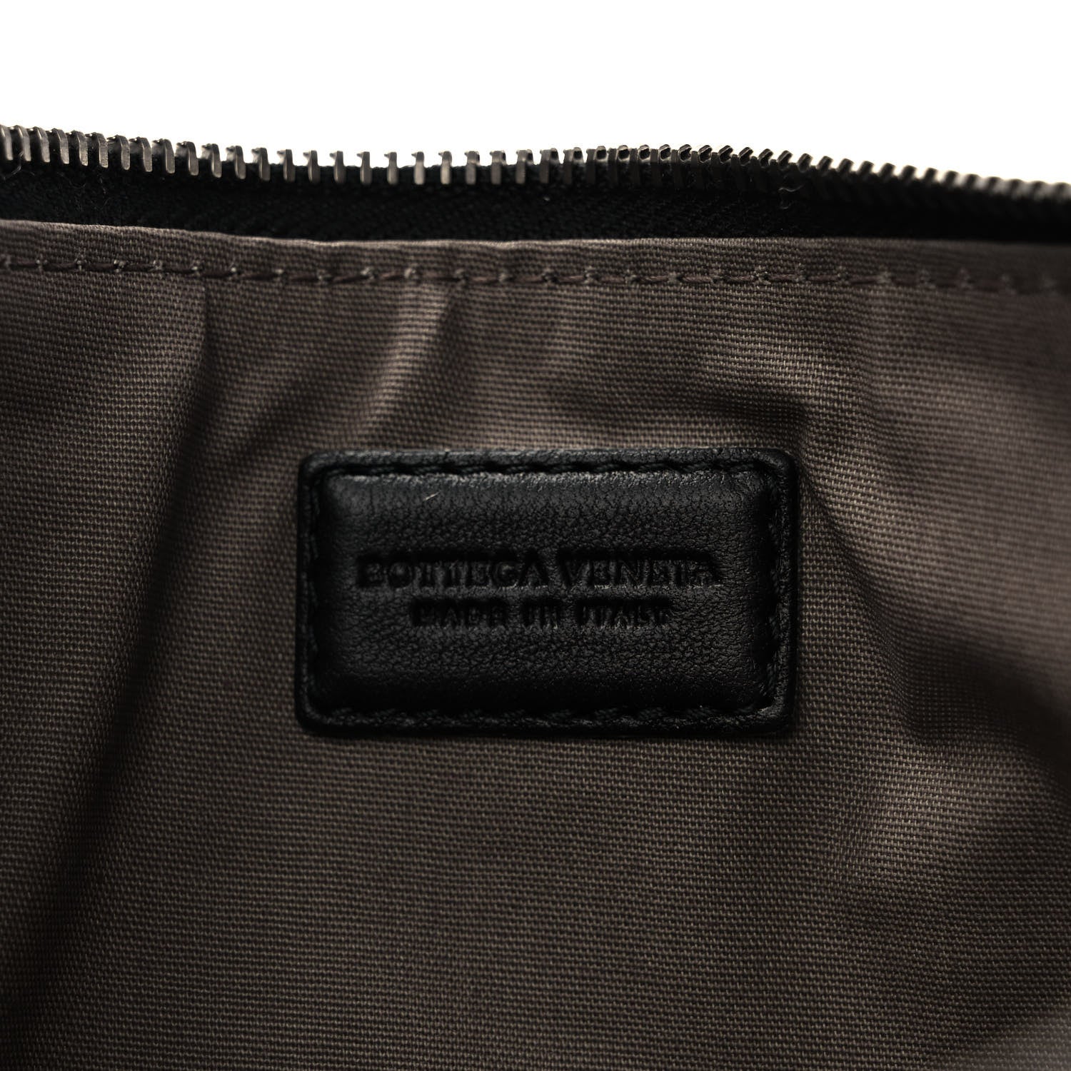 Bottega Veneta Nappa Intrecciato Zip Pouch Black 6 of 6