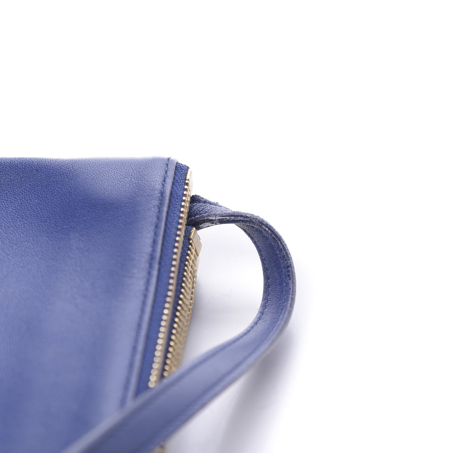 Celine Lambskin Small Trio Crossbody Bag Indigo 10 of 17