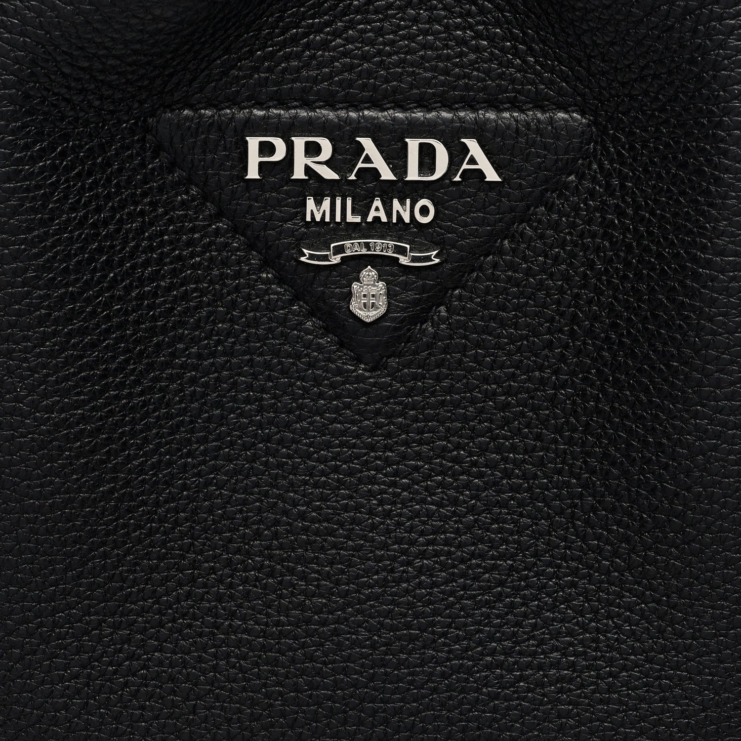 Prada Vitello Daino Soft Mini Dynamique Tote Black 7 of 9