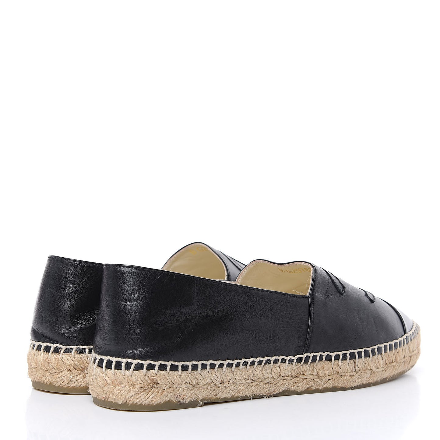 Lambskin CC Espadrilles 41 Black