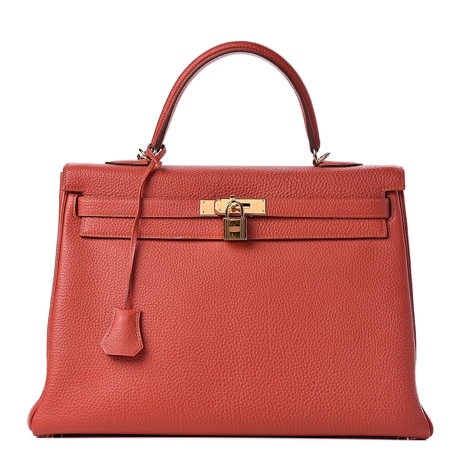 Hermes Togo Kelly Retourne 35 Vermillion 1 of 41
