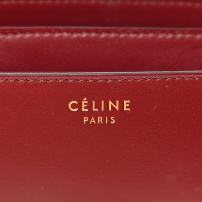Celine Box Calfskin Small Classic Box Flap Bag Red 6 of 11