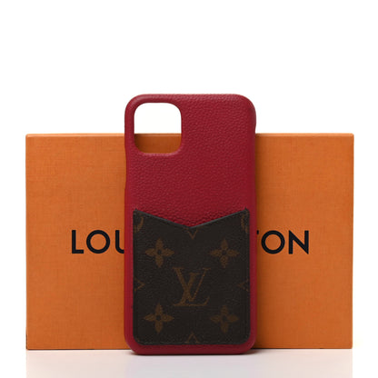 Louis Vuitton Calfskin Monogram iPhone 11 Pro Max Bumper Scarlet 5 of 5