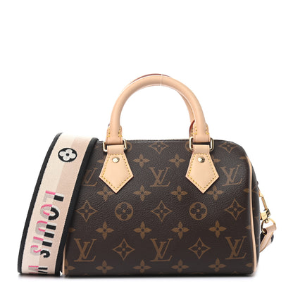 Louis Vuitton Monogram Speedy Bandouliere 20 Black 1 of 8