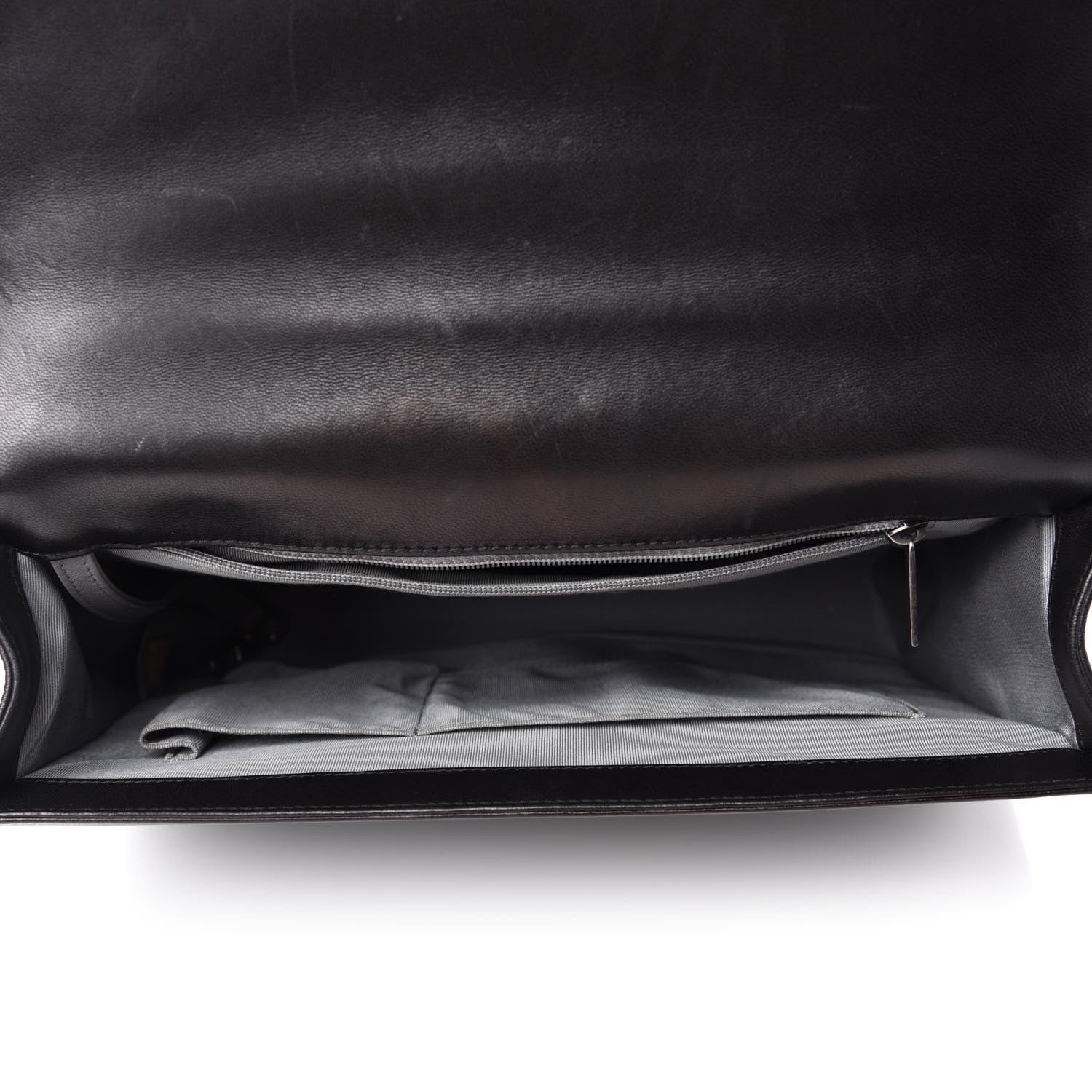 Chanel Lambskin Quilted Large Boy Flap Black 6 of 14