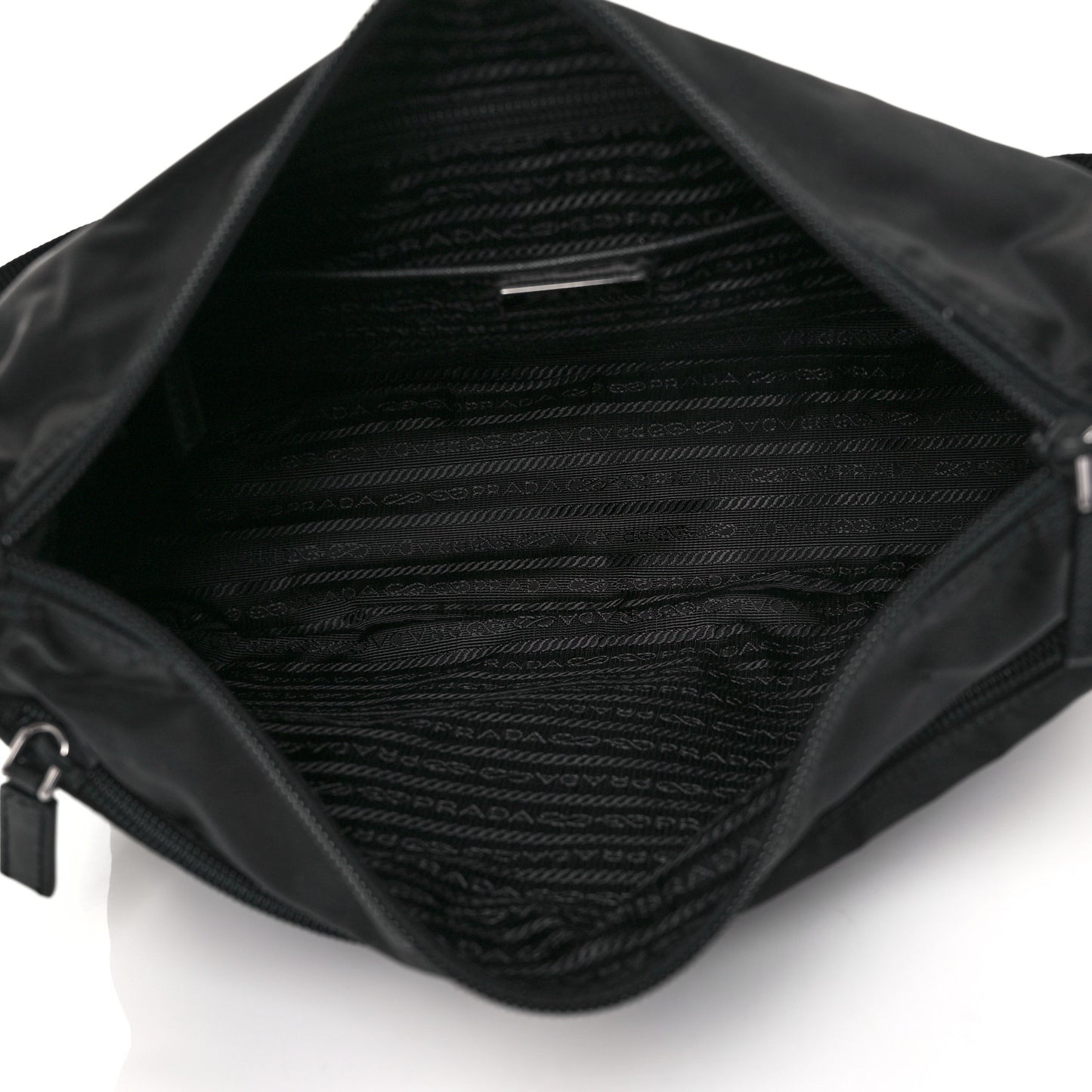 Tessuto Nylon Messenger Bag Black