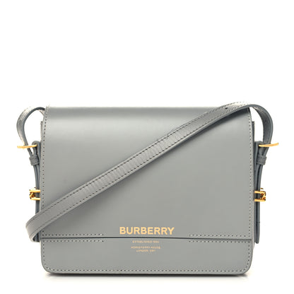 Burberry Smooth Calfskin Small Grace Bag Grey 1 of 10