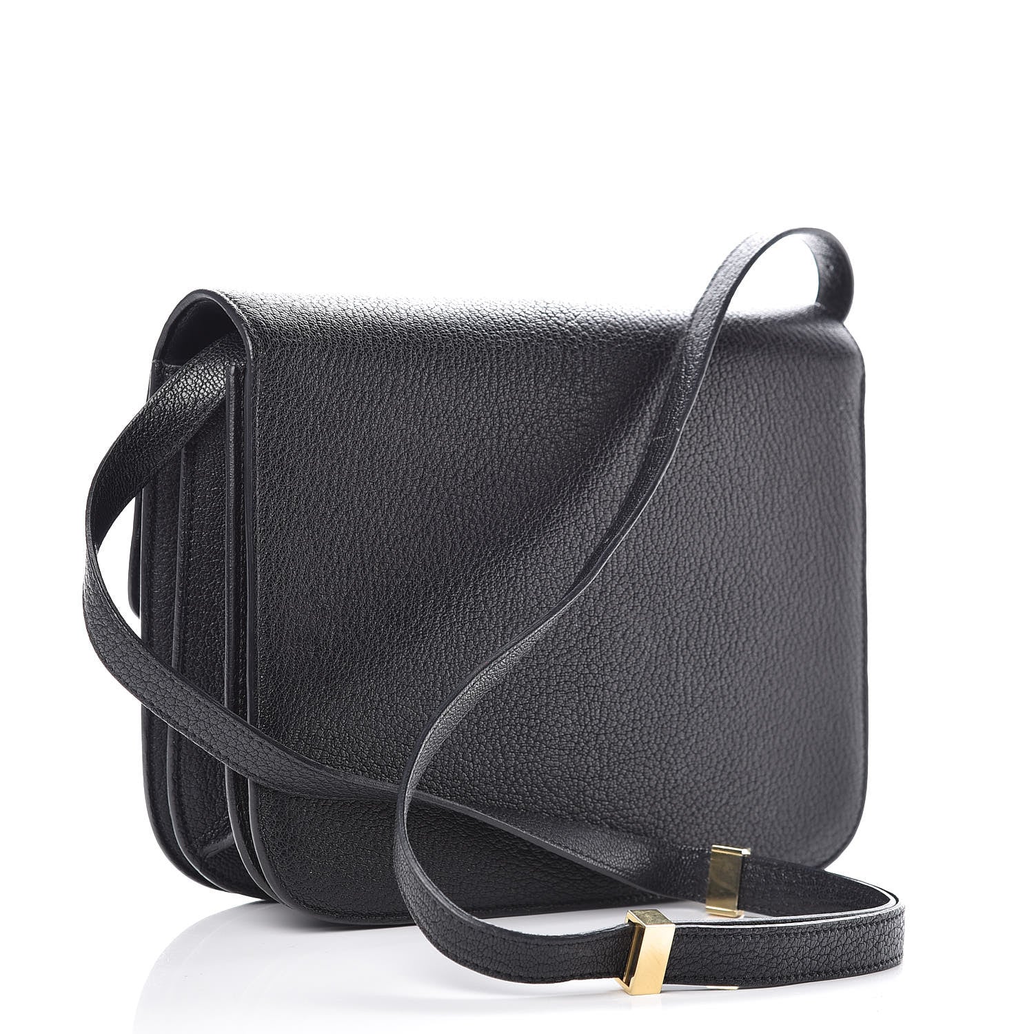 Celine Goatskin Medium Classic Box Flap Bag Black 3 of 11