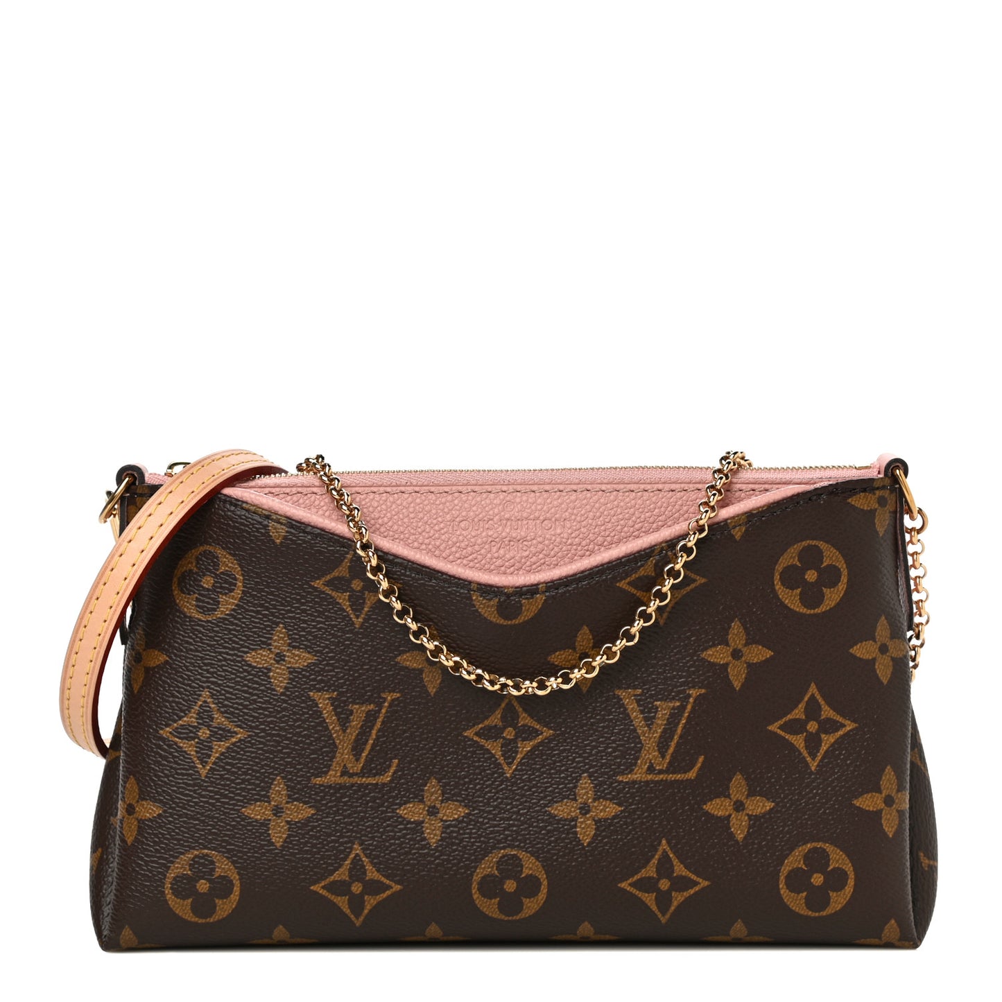 Monogram Pallas Clutch Rose Poudre