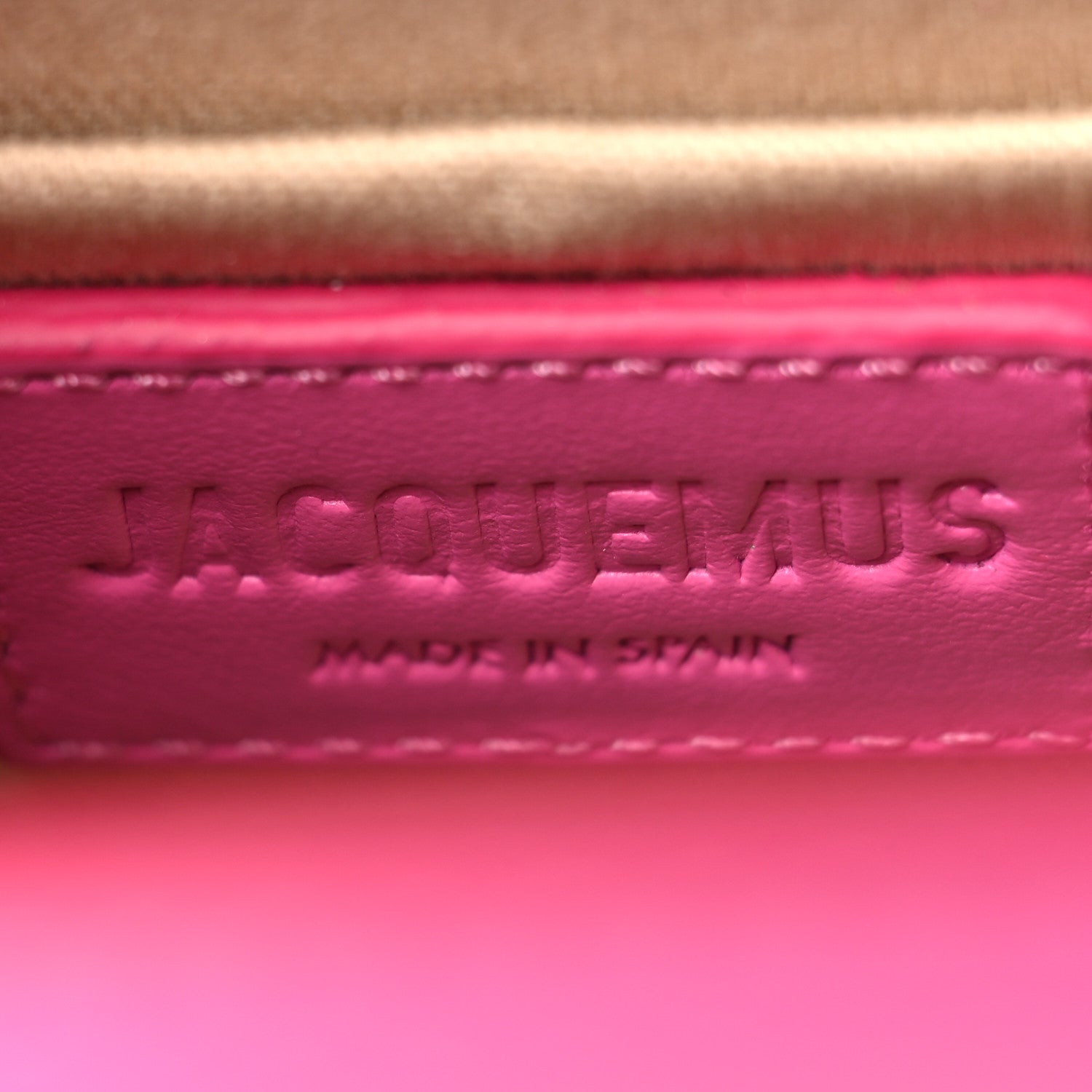 Jacquemus Smooth Calfskin Le Chiquito Noeud Neon Pink 6 of 9