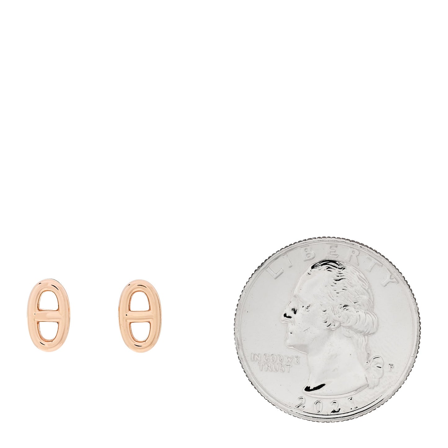 18K Rose Gold TPM Farandole Stud Earrings