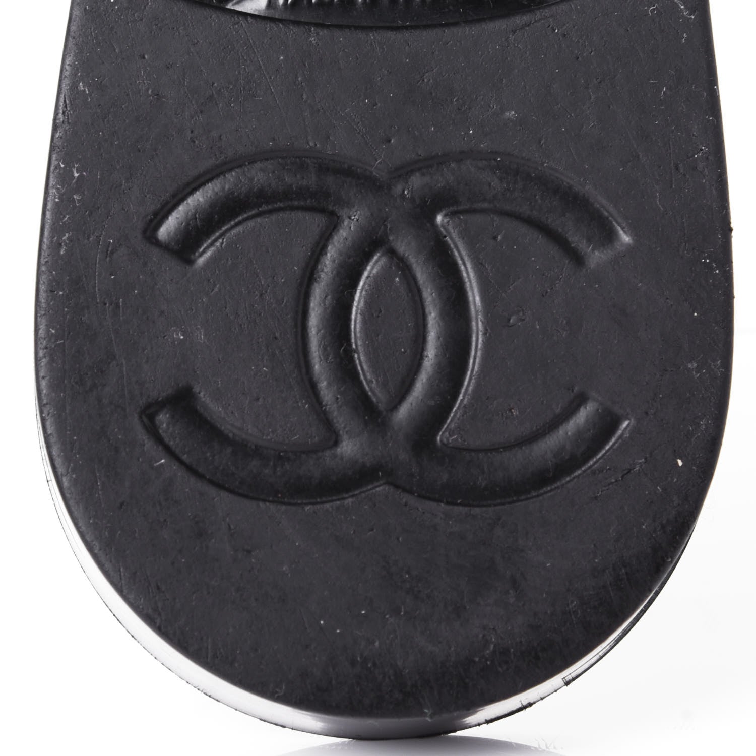 Chanel Jelly Camellia Thong Sandals 40 Black Ivory 8 of 10