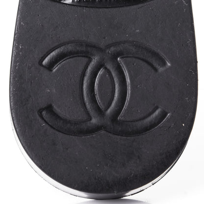 Chanel Jelly Camellia Thong Sandals 40 Black Ivory 8 of 10