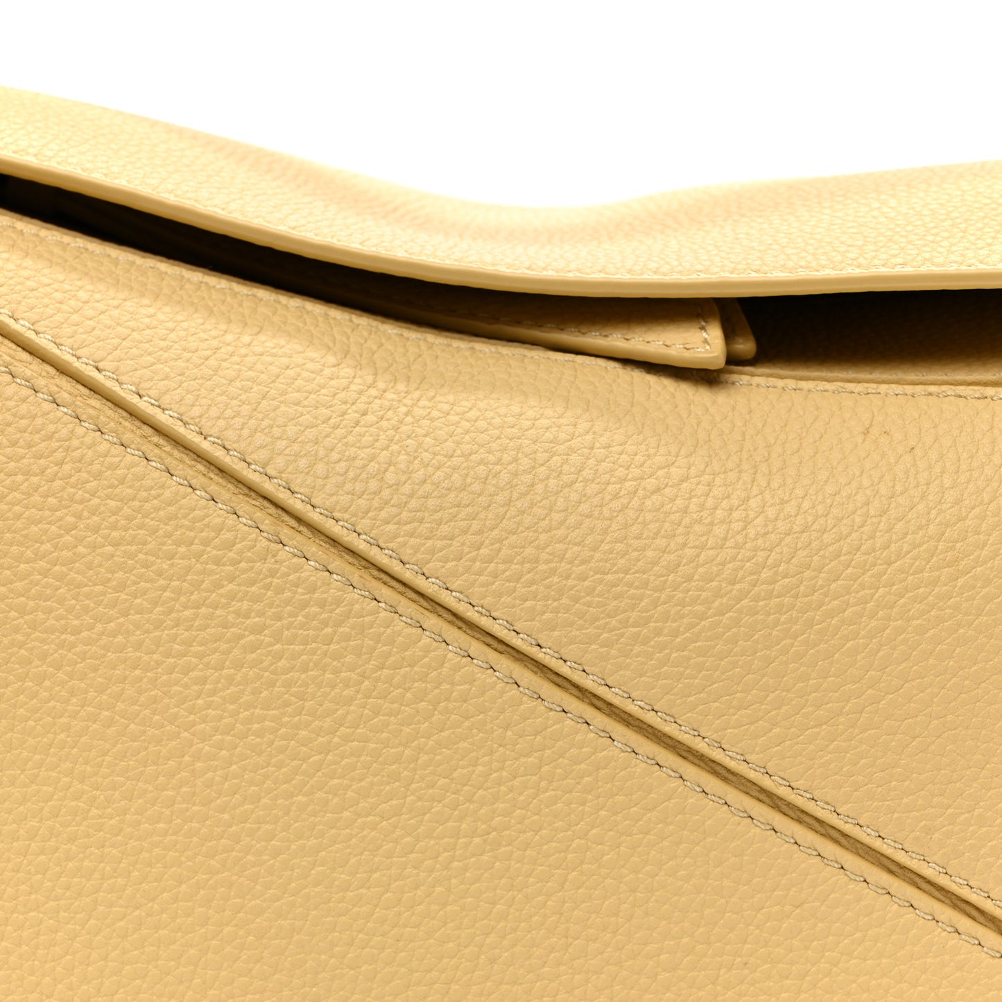 Calfskin Small Puzzle Bag Dark Butter