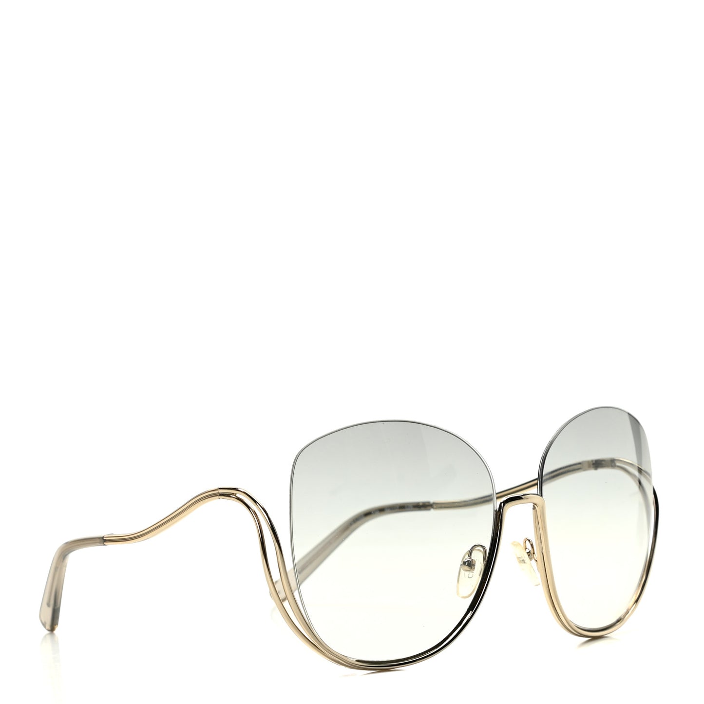 Oversized Round Milla Sunglasses CE125S Gold