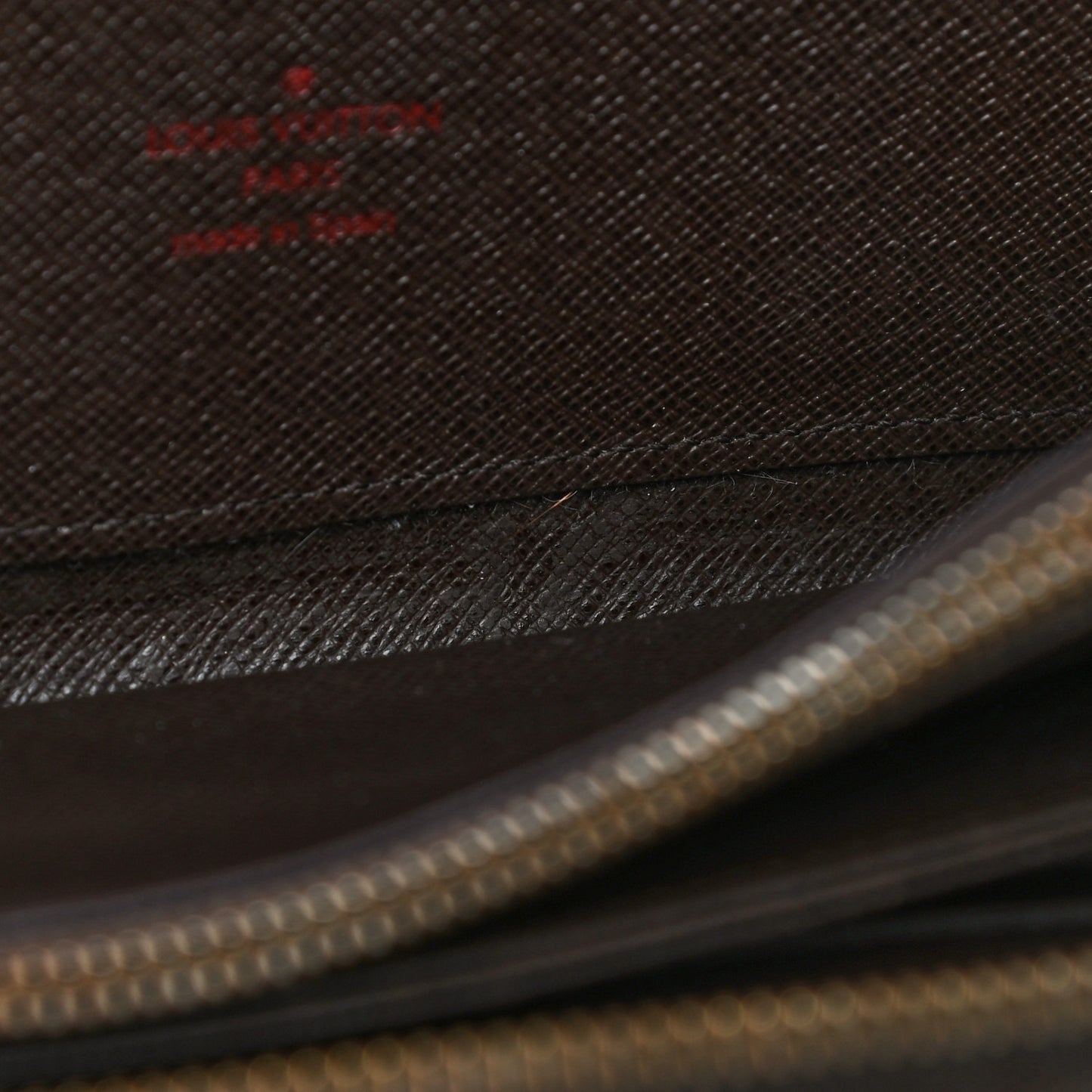 Damier Ebene Zippy Wallet