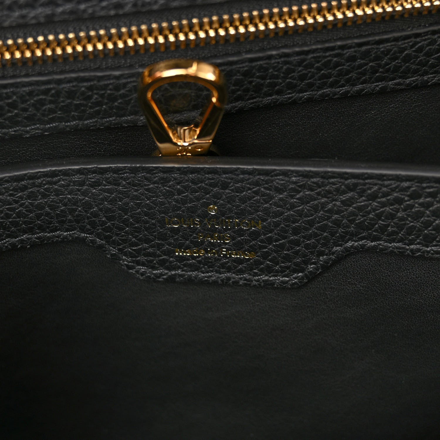 Louis Vuitton Tweed Calfskin Capucines MM Multicolor 6 of 10