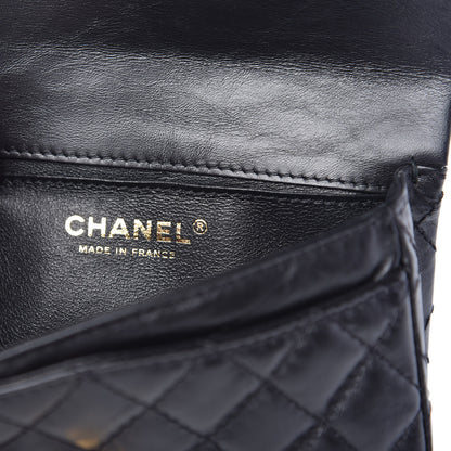 Chanel Aged Calfskin Quilted 2.55 Reissue Flap Belt Bag Black 6 of 10