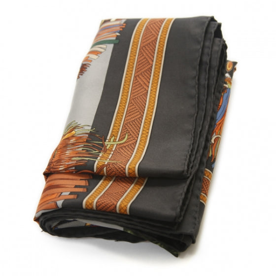 Silk Cuirs Du Desert Scarf 90