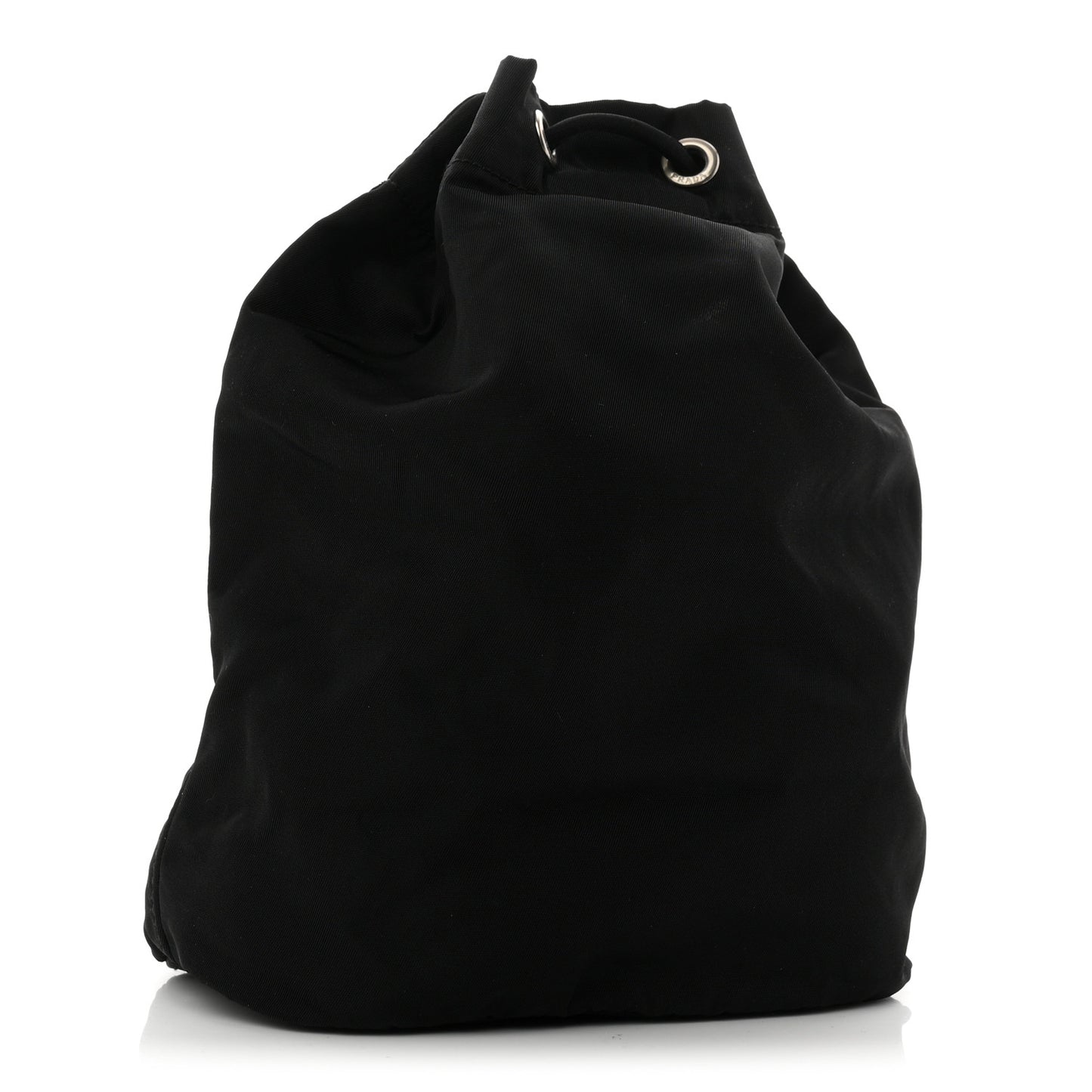 Nylon Vela Drawstring Pouch Black