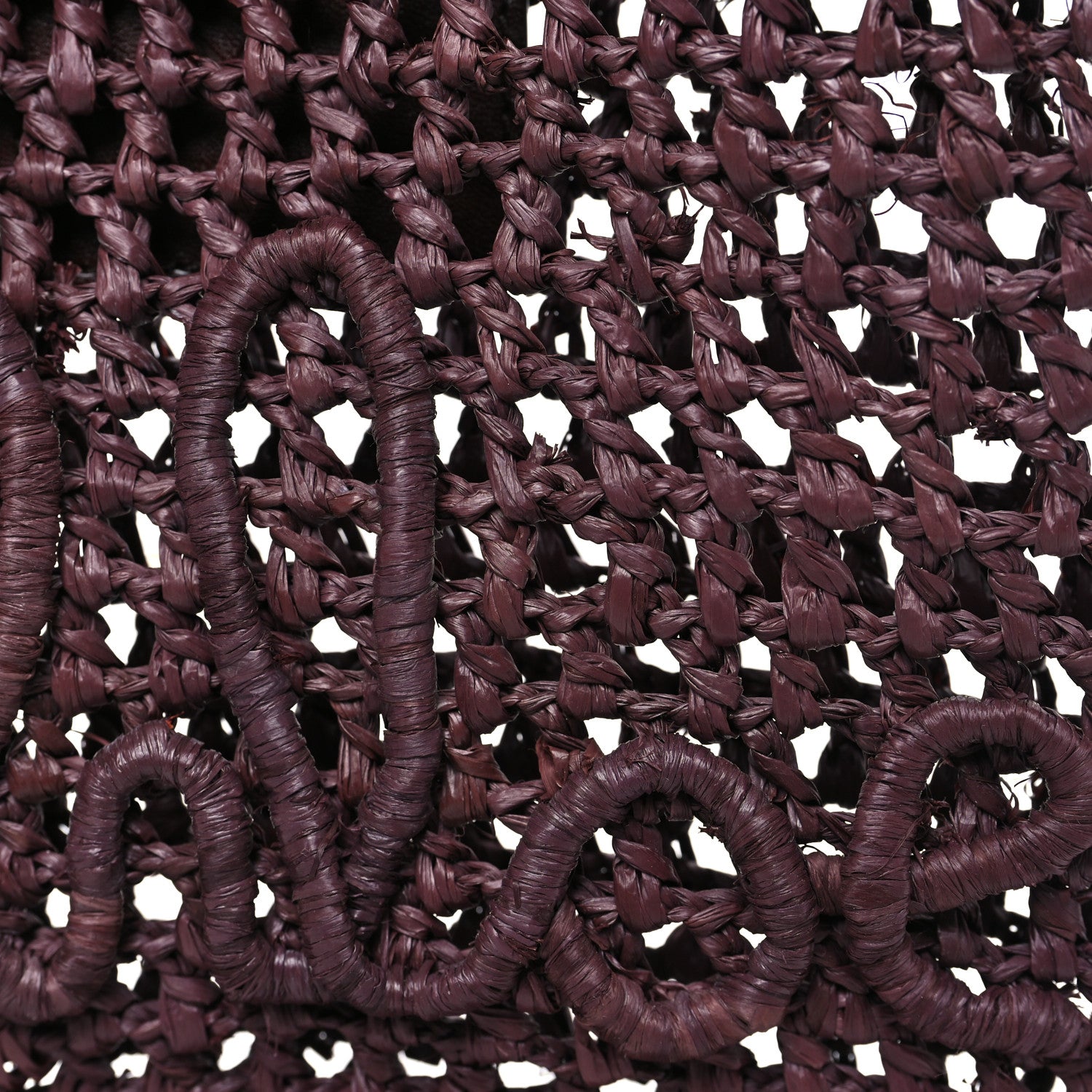 Chloe Raffia Small Summer Banana Tote Kohl Brown 7 of 9