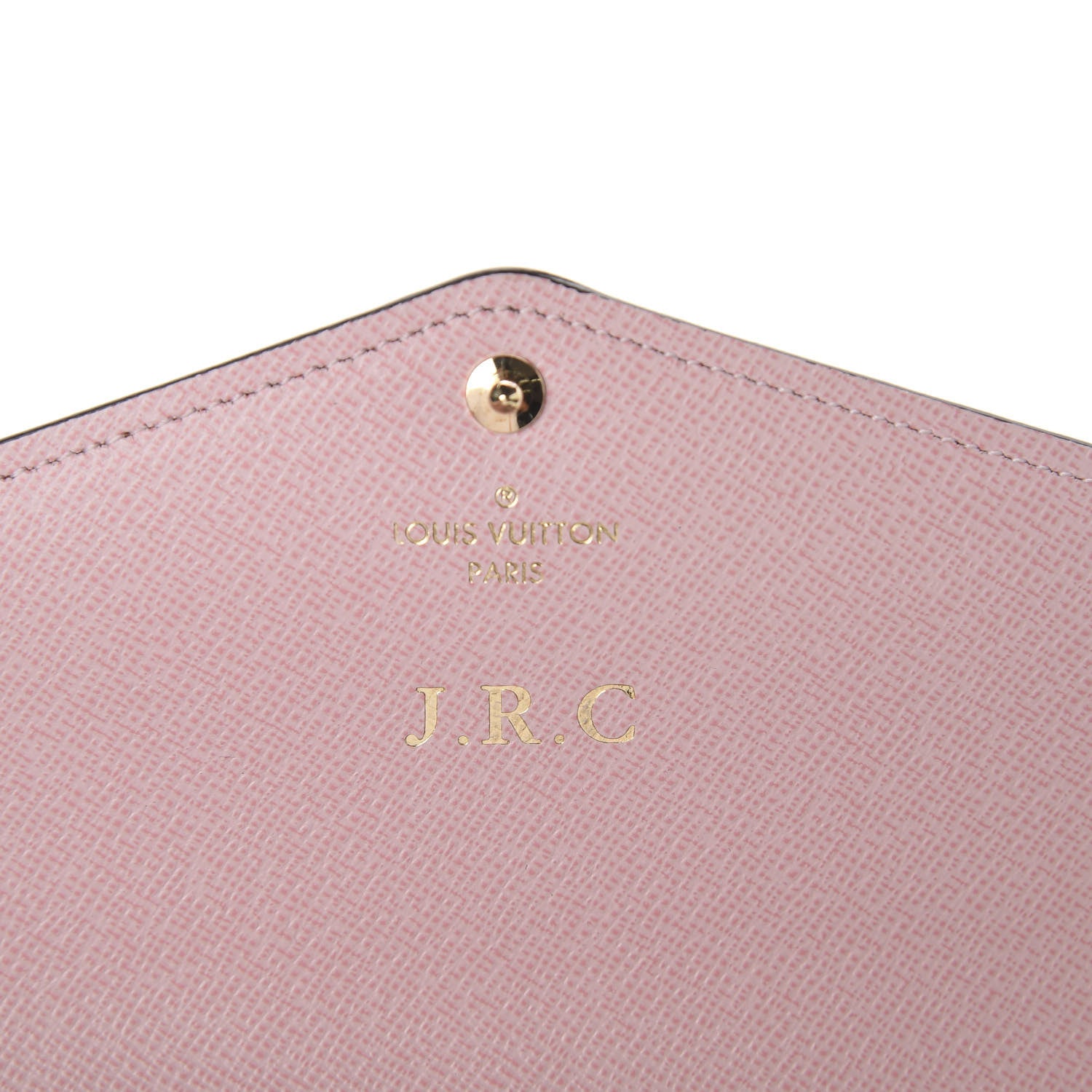 Louis Vuitton Damier Ebene Sarah Wallet NM Rose Ballerine 5 of 5