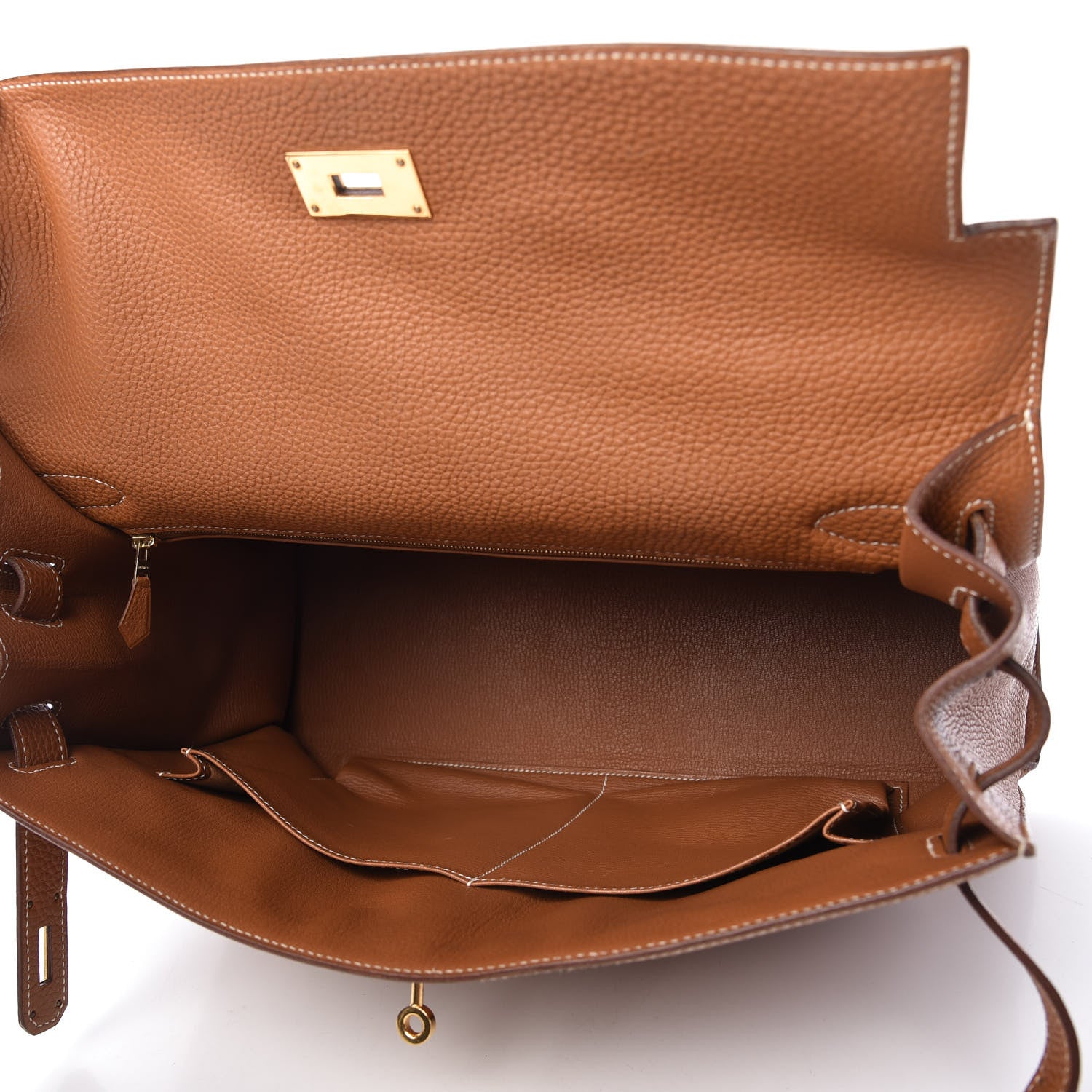 Hermes Togo Kelly Sellier 40 Gold 5 of 14