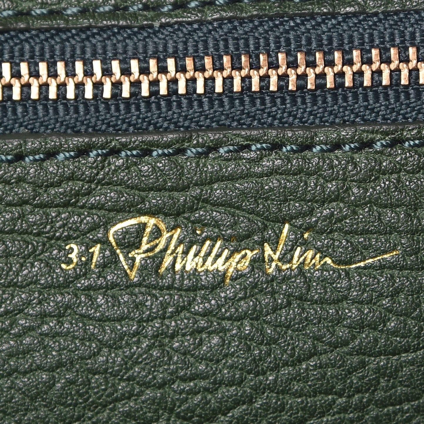 3.1 Textured Calfskin Medium Pashli Satchel Jade