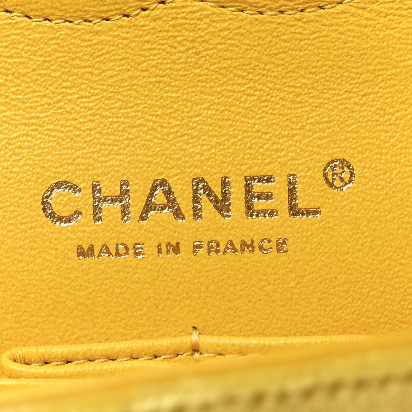 Velvet Quilted Medium Double Flap Yellow