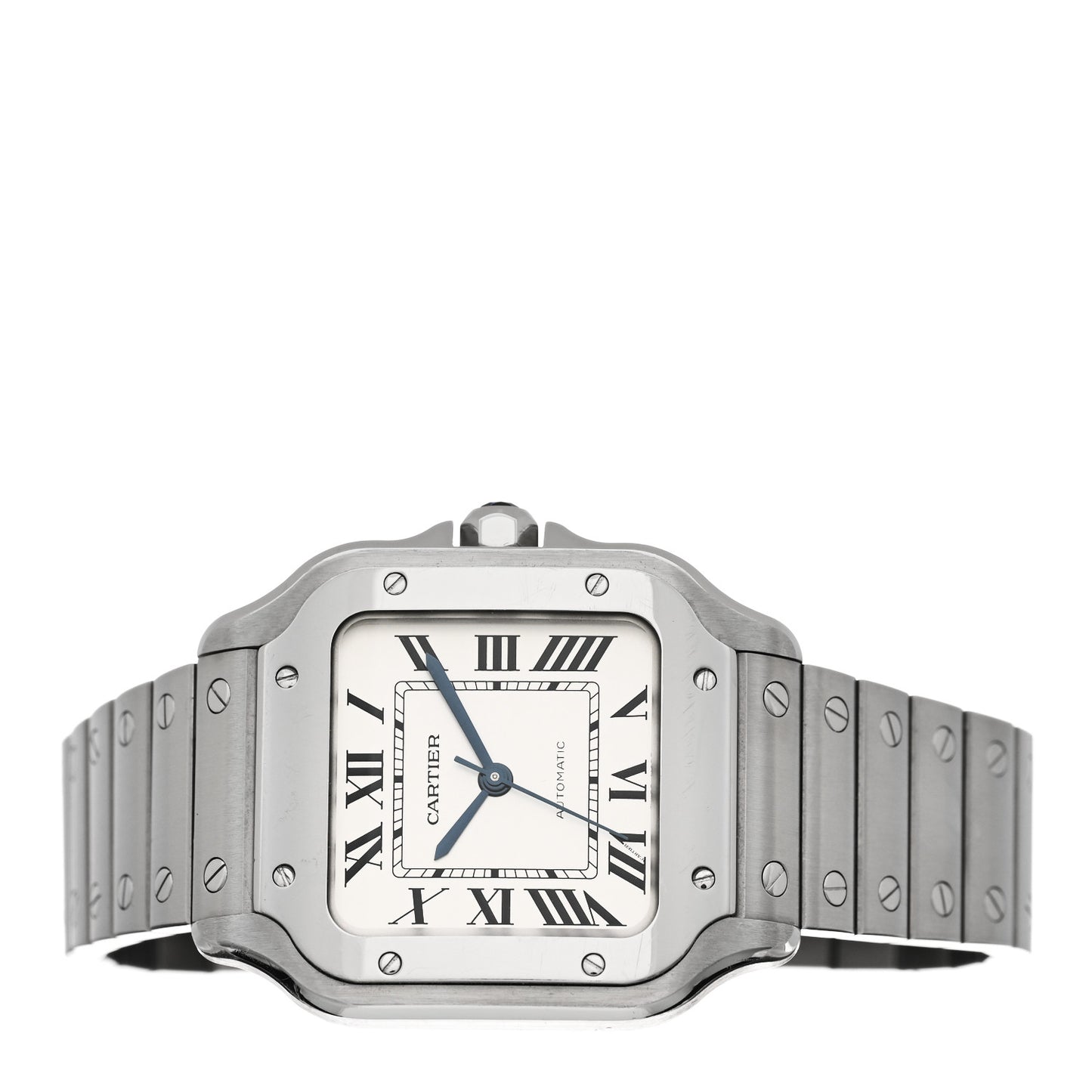 Stainless Steel 35mm Santos de Cartier Automatic Watch
