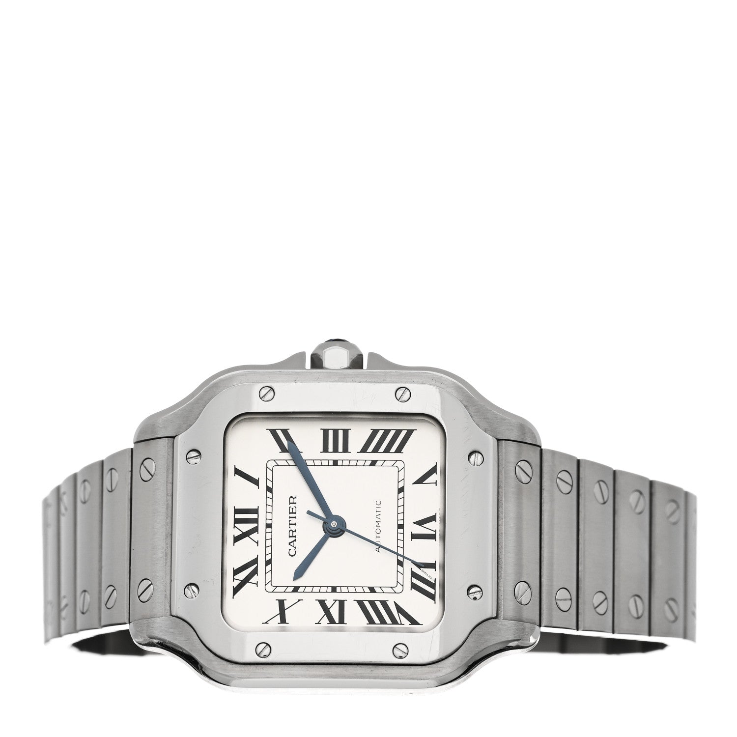 Cartier Stainless Steel 35mm Santos de Cartier Automatic Watch 2 of 5