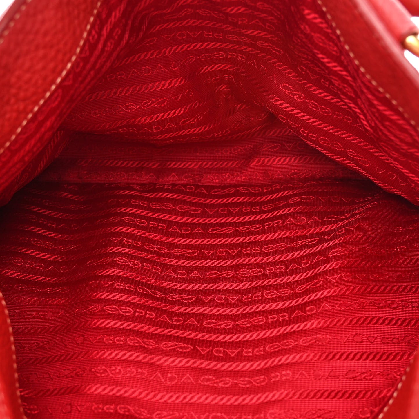 Vitello Daino Tote Rosso