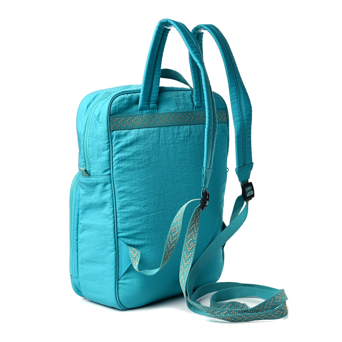 Nylon Twill 80s Logo Patch Backpack Lago