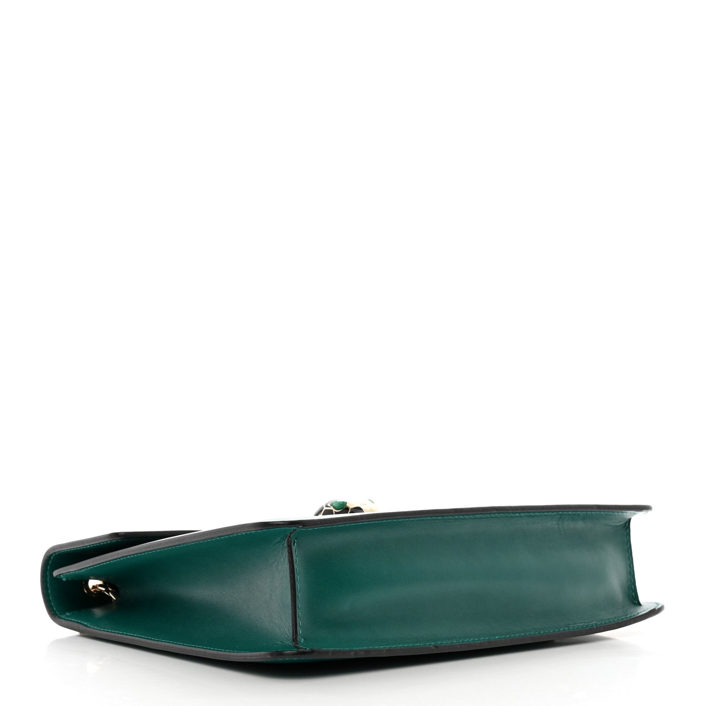 Calfskin Small Serpenti Forever Snake Strap Crossbody Bag Emerald Green