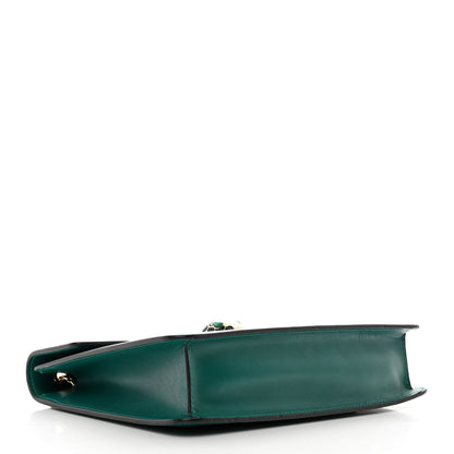 Bulgari Calfskin Small Serpenti Forever Snake Strap Crossbody Bag Emerald Green 4 of 10