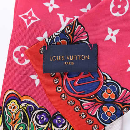 Louis Vuitton Silk Monogram World Of Love Bandeau White 4 of 6