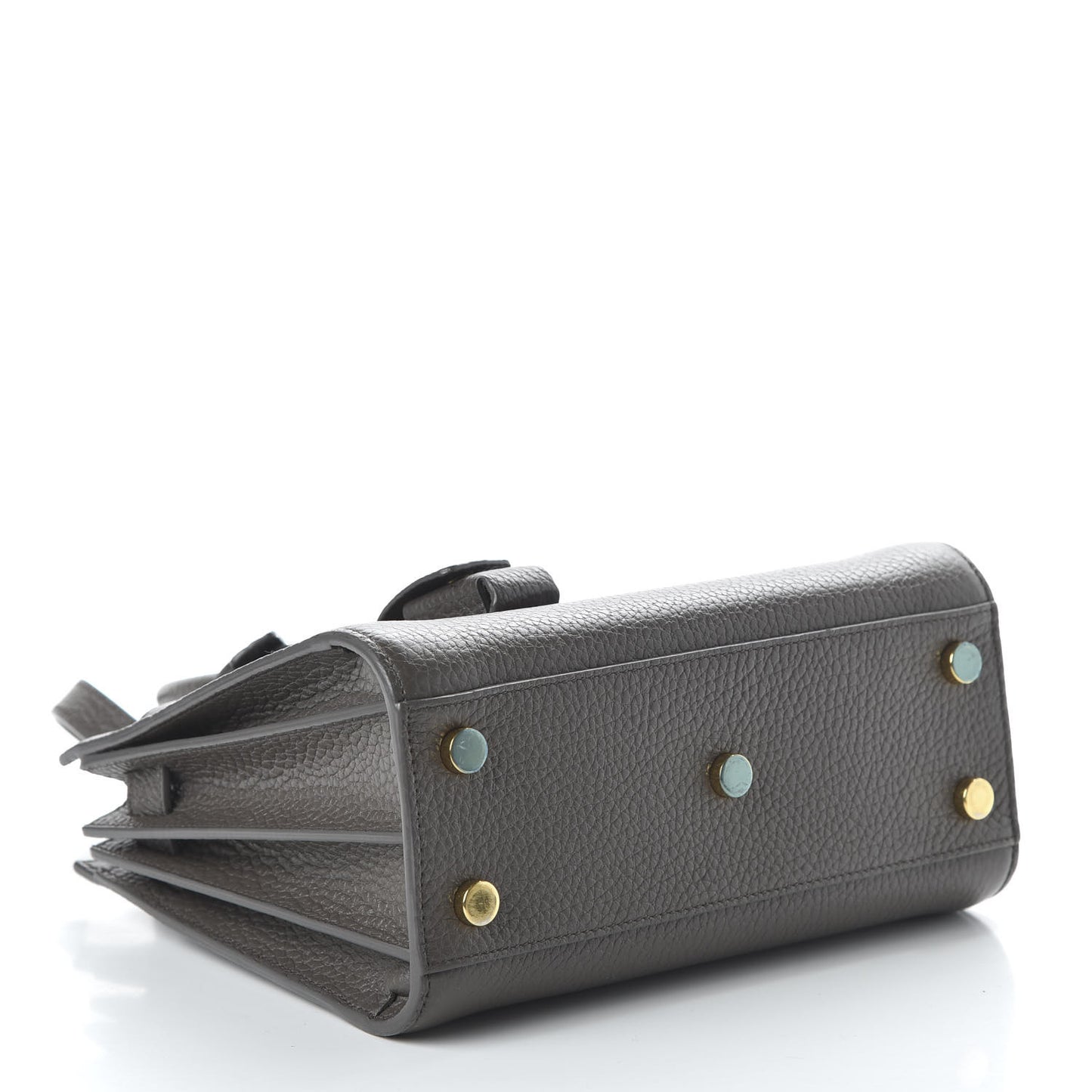 Grained Calfskin Nano Sac De Jour Fog