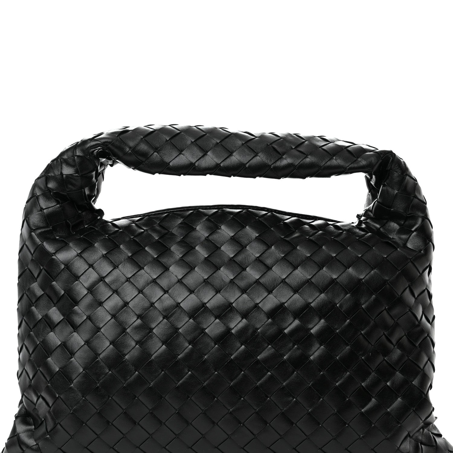 Bottega Veneta Calfskin Intrecciato Small Hop Black 8 of 10