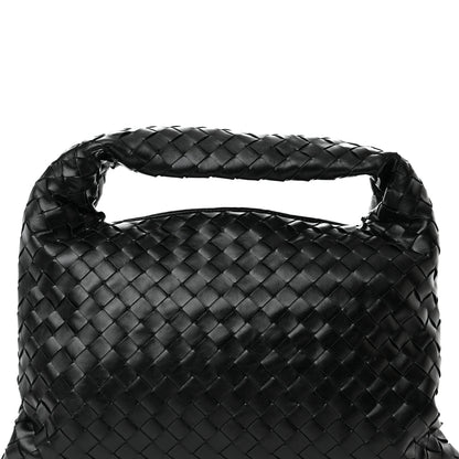 Bottega Veneta Calfskin Intrecciato Small Hop Black 8 of 10