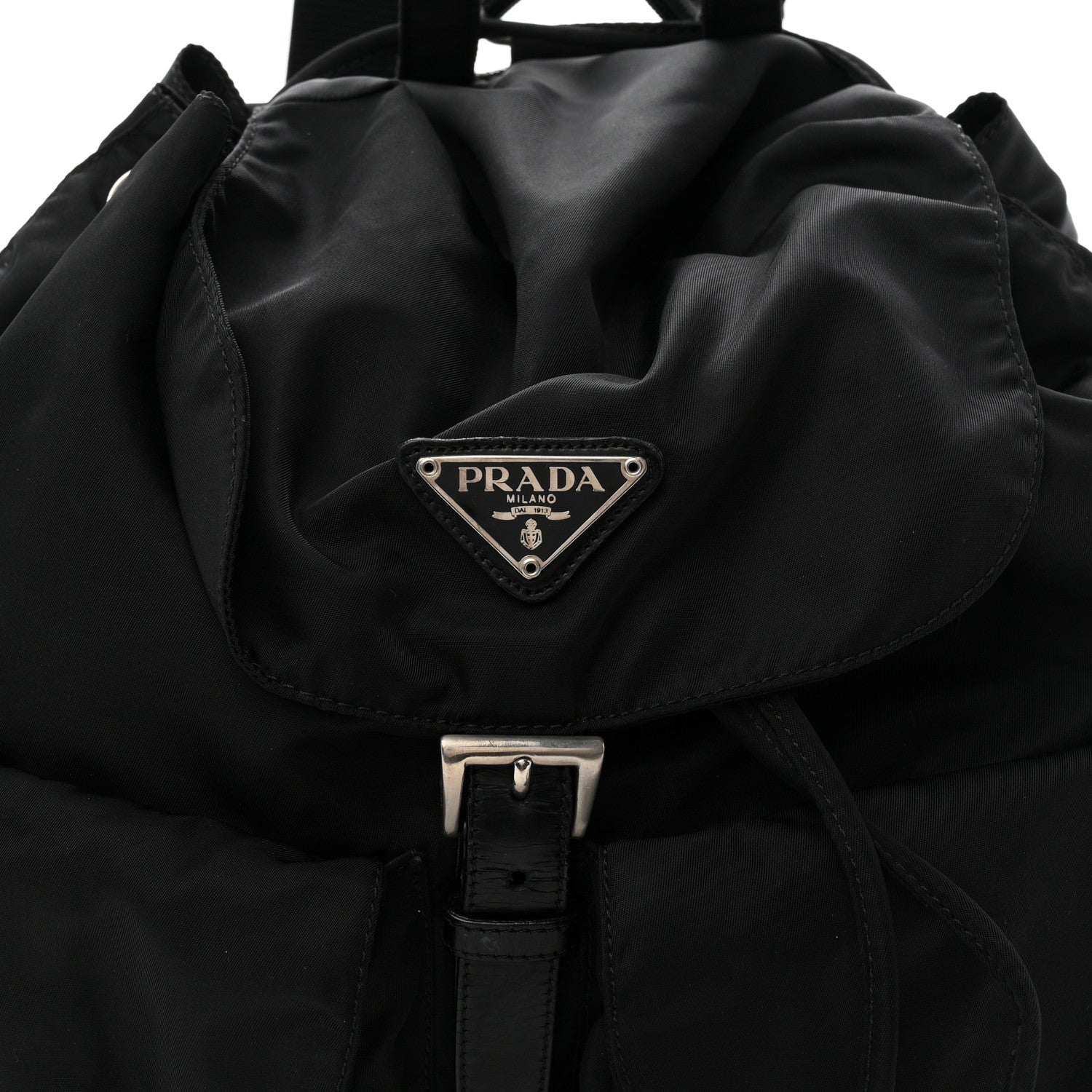 Prada Tessuto Nylon Vela Medium Backpack Black 8 of 10