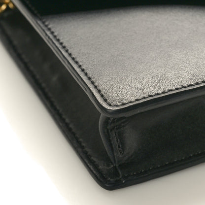 Fendi Vitello Liberty Lucido F is Fendi Medium Envelope Wallet on Chain Black 8 of 9