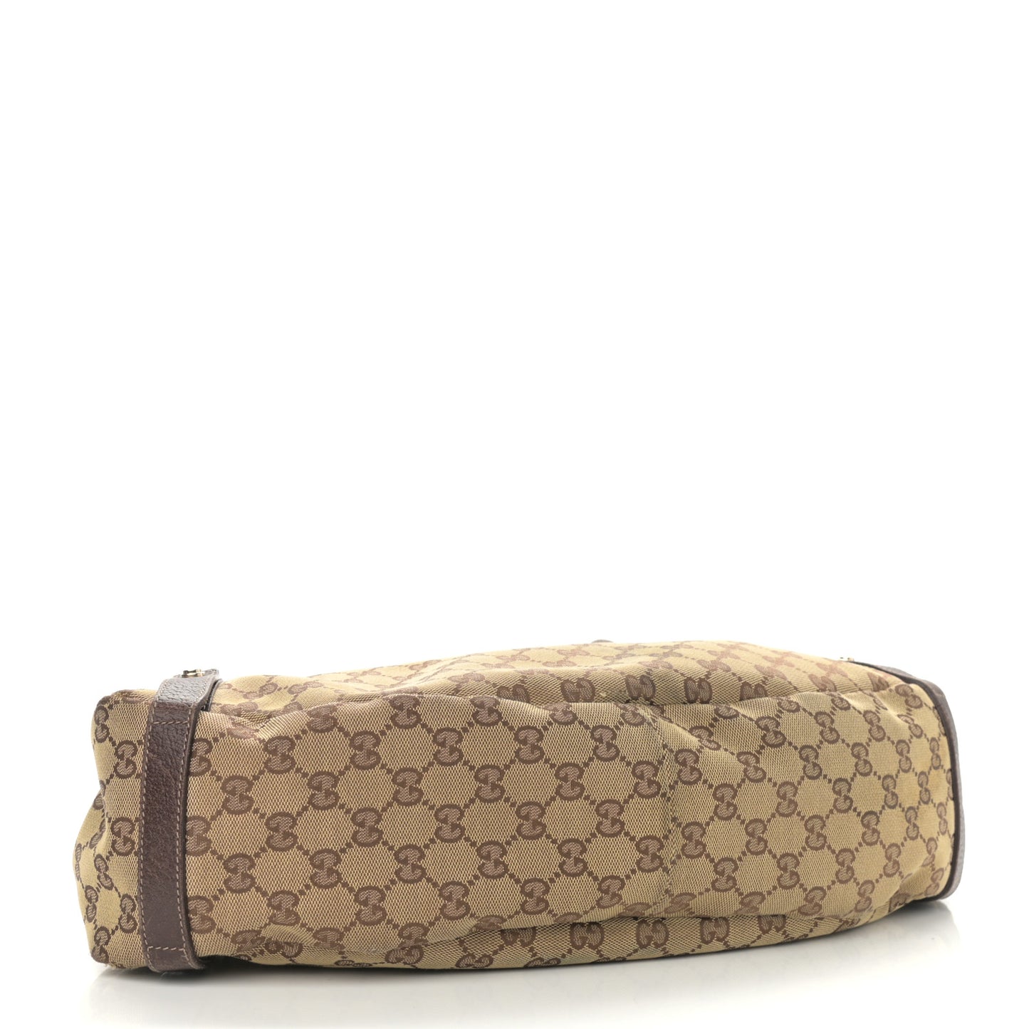 Monogram Medium Abbey Shoulder Bag Dark Brown