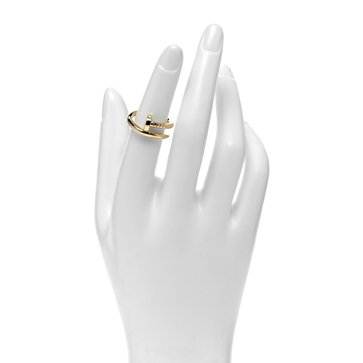 Cartier 18K Yellow Gold Juste Un Clou Ring 51 5.75 2 of 5