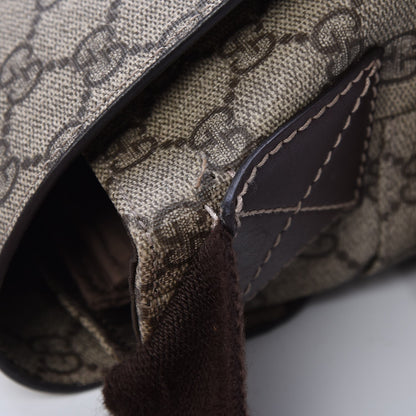 Gucci GG Plus Monogram Messenger Diaper Bag Dark Brown 11 of 16