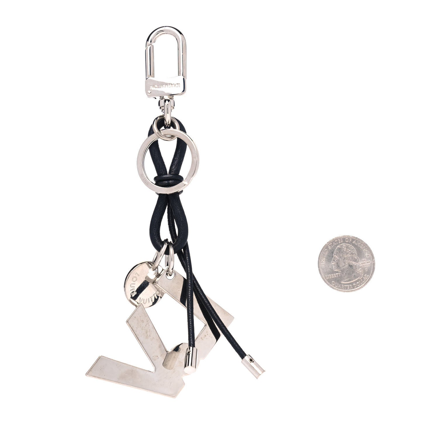 Calfskin Rope Bag Charm Key Holder